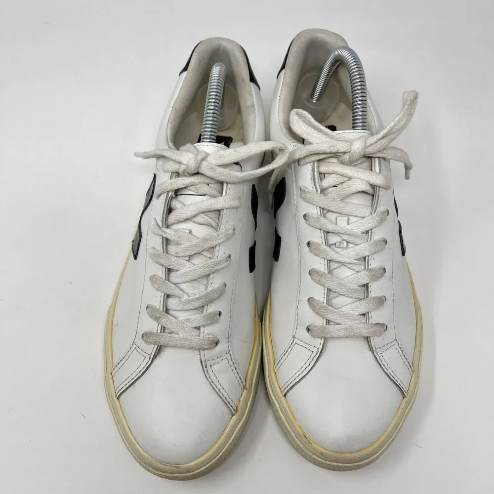 Veja Women's Campo Leather Sneakers, White Size 10